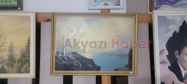 Ödüllü ressam Akyazı'da