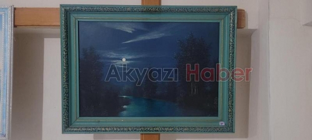 Ödüllü ressam Akyazı'da