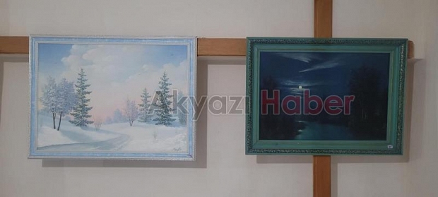 Ödüllü ressam Akyazı'da
