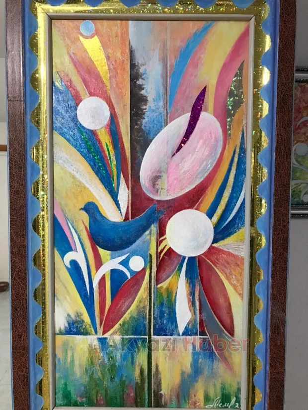 Ödüllü ressam Akyazı'da