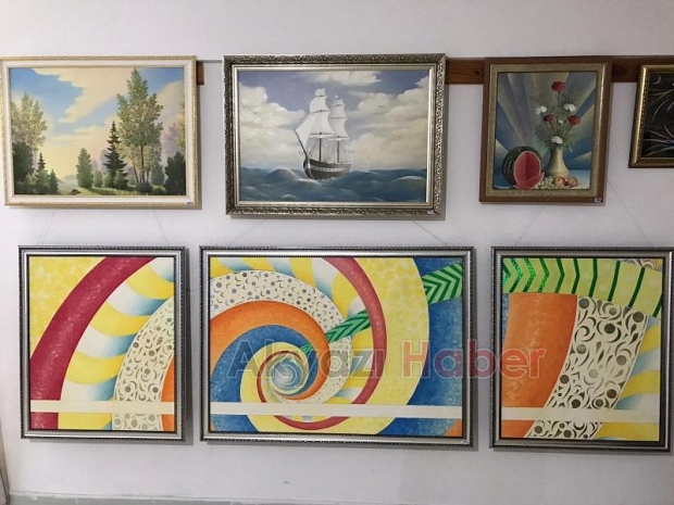 Ödüllü ressam Akyazı'da
