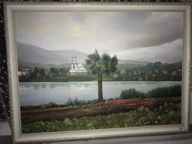 Ödüllü ressam Akyazı'da
