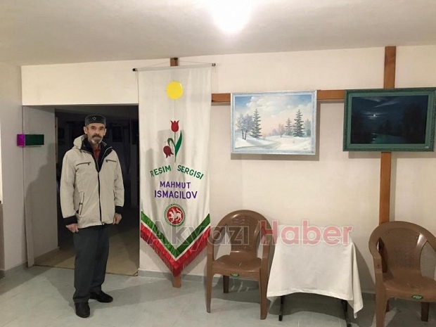 Ödüllü ressam Akyazı'da