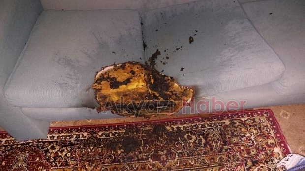 Alev alev yanan depoda kundaklama şüphesi