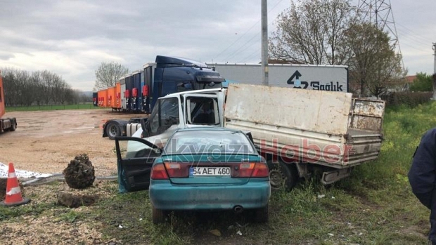 Kamışlı'da kaza