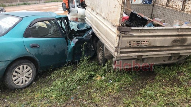 Kamışlı'da kaza