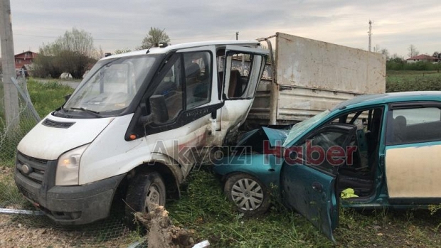 Kamışlı'da kaza