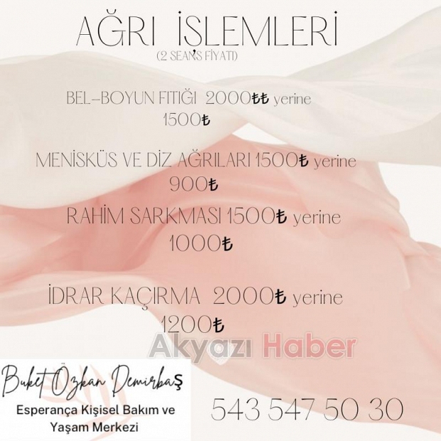 Sonuç garantili kişisel bakım sadece Esperança'da