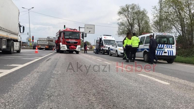 Ormanköy'de kaza; Sürücü araçta sıkıştı
