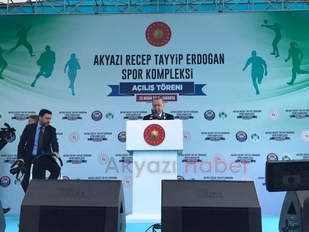 Cumhurbaşkanı Erdoğan Akyazı'da