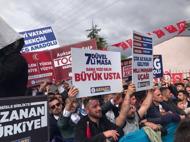Cumhurbaşkanı Erdoğan Akyazı'da