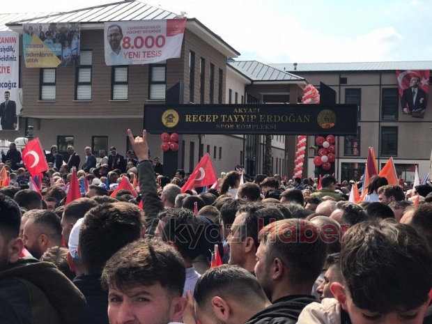 Cumhurbaşkanı Erdoğan Akyazı'da