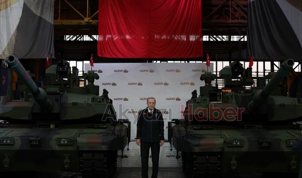 Cumhurbaşkanı Erdoğan, Altay Tankı’nın teslim törenine katıldı