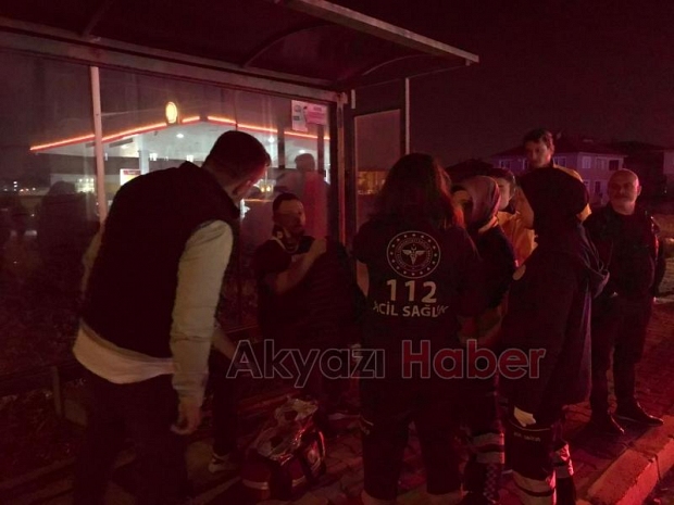 Akyazı'da kaza: 4 Yaralı
