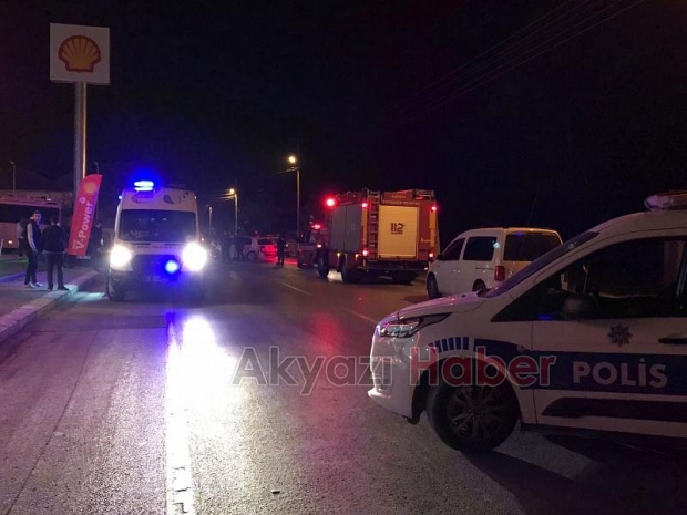 Akyazı'da kaza: 4 Yaralı