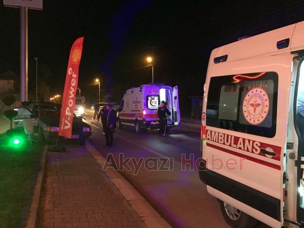 Akyazı'da kaza: 4 Yaralı