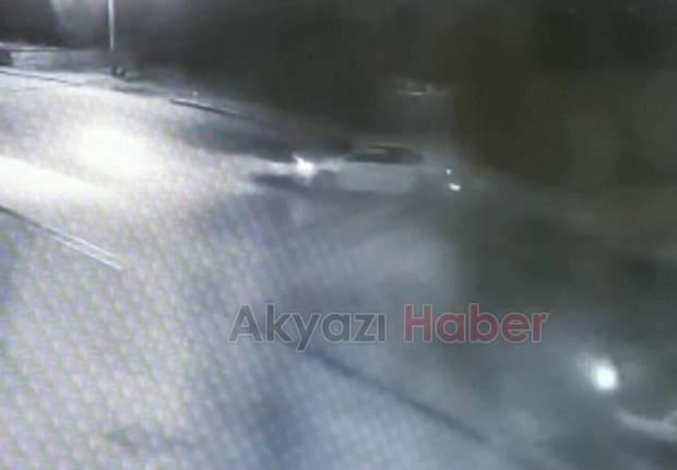 Akyazı'daki feci kaza kamerada