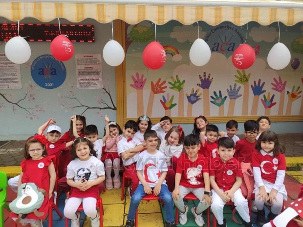 Akyazı Cumhuriyet Anaokulu'nda 23 Nisan kutlandı