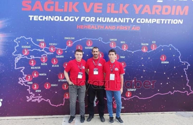 Akyazılı öğrenciler teknofest finalde