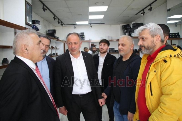 Ali İnci Akyazı'da seçim çalışması yaptı