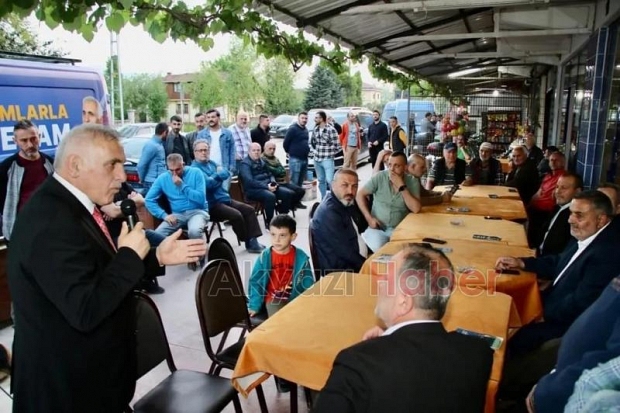 Ali İnci Akyazı'da seçim çalışması yaptı