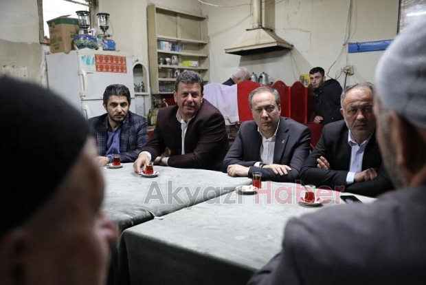 Murat Kaya Akyazı'da 11 mahallezi ziyaret etti