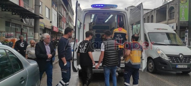 Akyazı Yenicamiide Kaza 1 Yaralı 