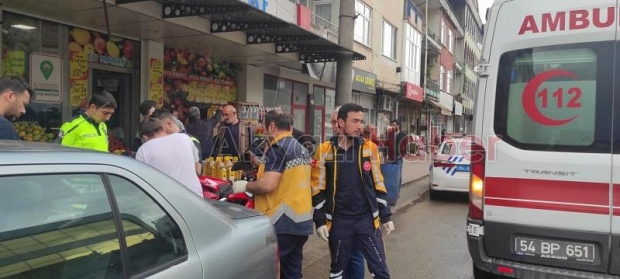 Akyazı Yenicamiide Kaza 1 Yaralı 