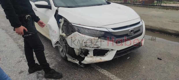 Ada Caddesi'nde Kaza 1 Yaralı