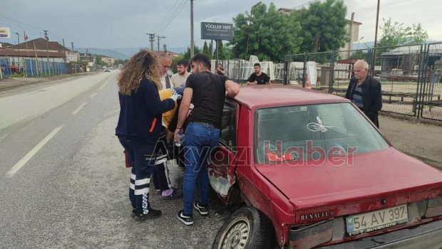 Ada Caddesi'nde Kaza 1 Yaralı