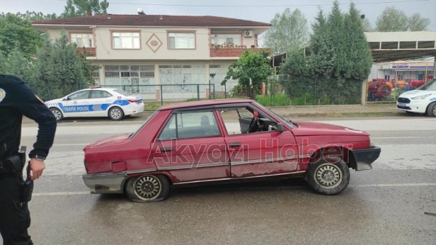 Ada Caddesi'nde Kaza Anı Kamerada 