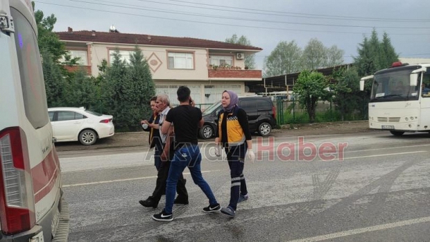 Ada Caddesi'nde Kaza Anı Kamerada 