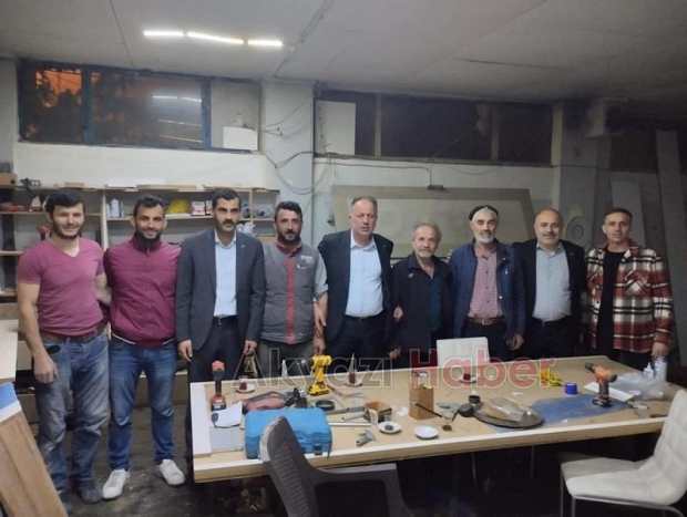 Cumhur İttifakı'nın ilçe başkanlarından mahalle ziyaretleri