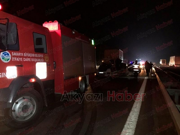 Anadolu Otoyolu'nda paramparça olan bu tırın kupasından sağ çıktı