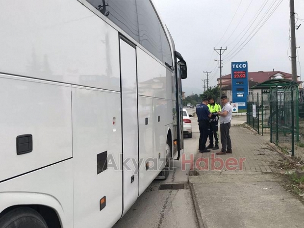 Akyazı'da Trafik uygulaması yapıldı