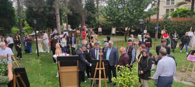 Akyazı Konuralp Anadolu Lisesi'nde kaligrafi sergisi