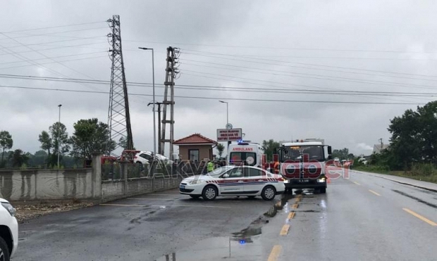 Bir kişinin öldüğü yolda kaza sonrası önlem