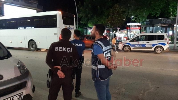 Akyazı İlçe Emniyet Müdürlüğü ekiplerinden Motosiklet uygulaması