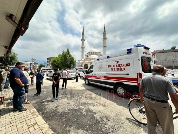 Kasksız sürücü bayram günü ölümden döndü