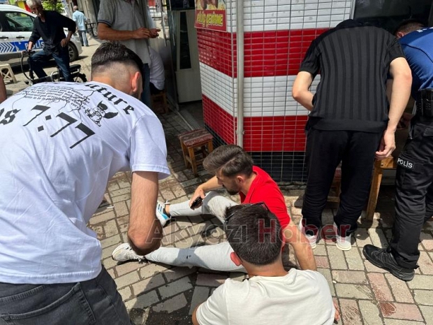 Kasksız sürücü bayram günü ölümden döndü