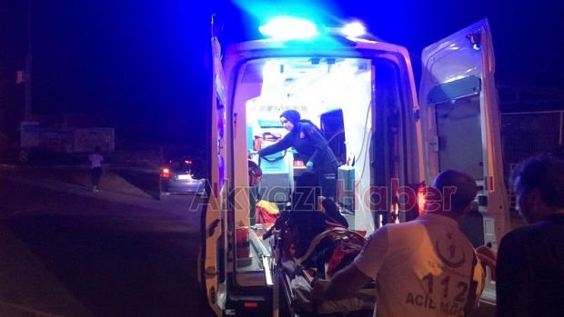 Drift kazası; Motosikletliye çarptı kaçtı