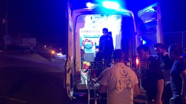 Drift kazası; Motosikletliye çarptı kaçtı