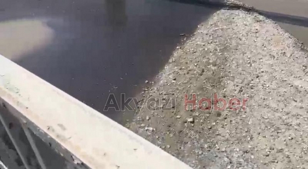 Mudurnu Deresi'nin rengi siyaha döndü
