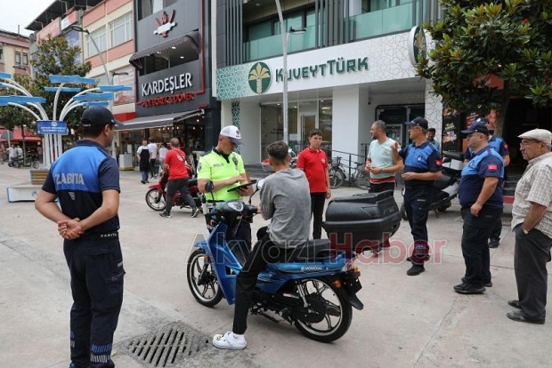 Akyazı’da motosiklet denetimi yapıldı