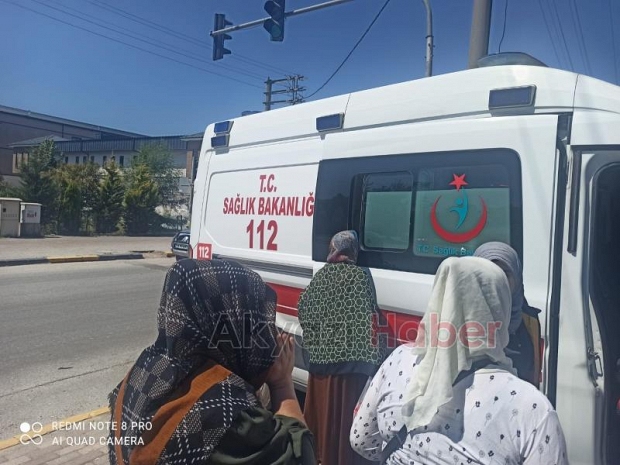 Motosiklet yayaya çarptı