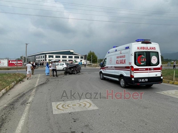 Akyazı'da kaza