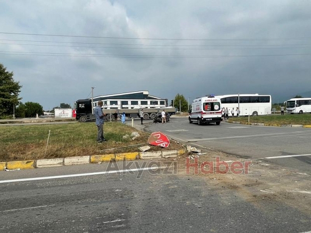 Akyazı'da kaza