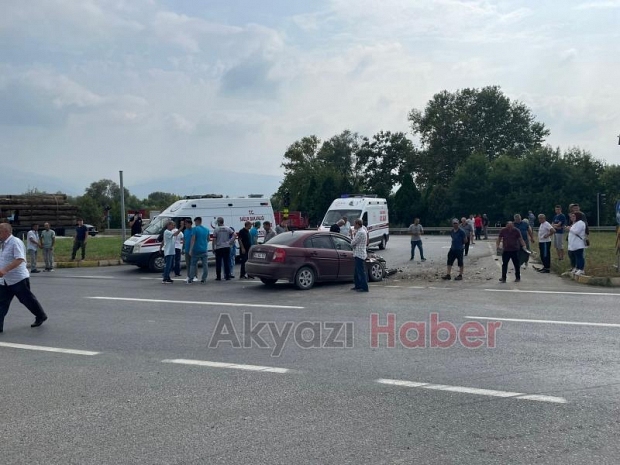 Akyazı'da kaza