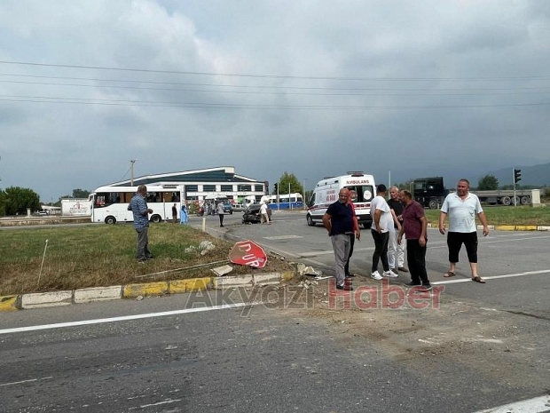Akyazı'da kaza