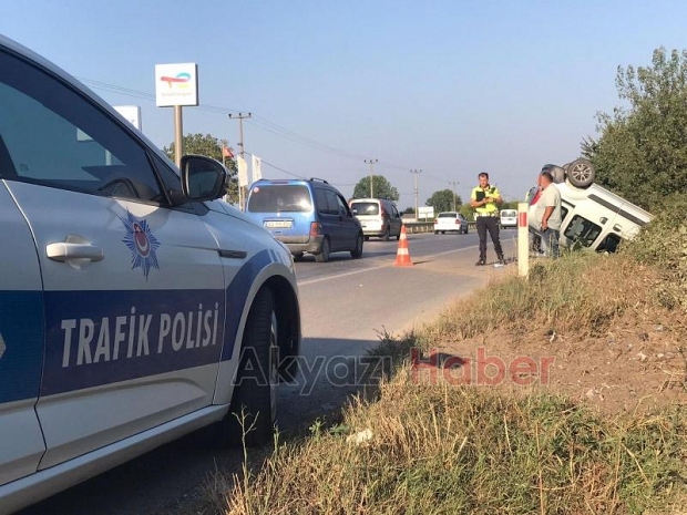 D-100'de kaza: 1 yaralı